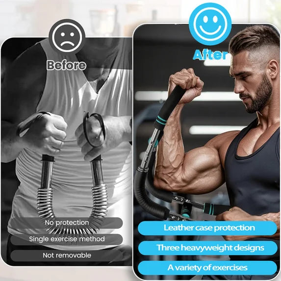 Twister Arm Trainer,Adjustable Chest Workout Equipment,Twister Arm Exerciser for Men,Grip Strength Trainer,Portable Fitness Equipment for Home Dailynexaa
