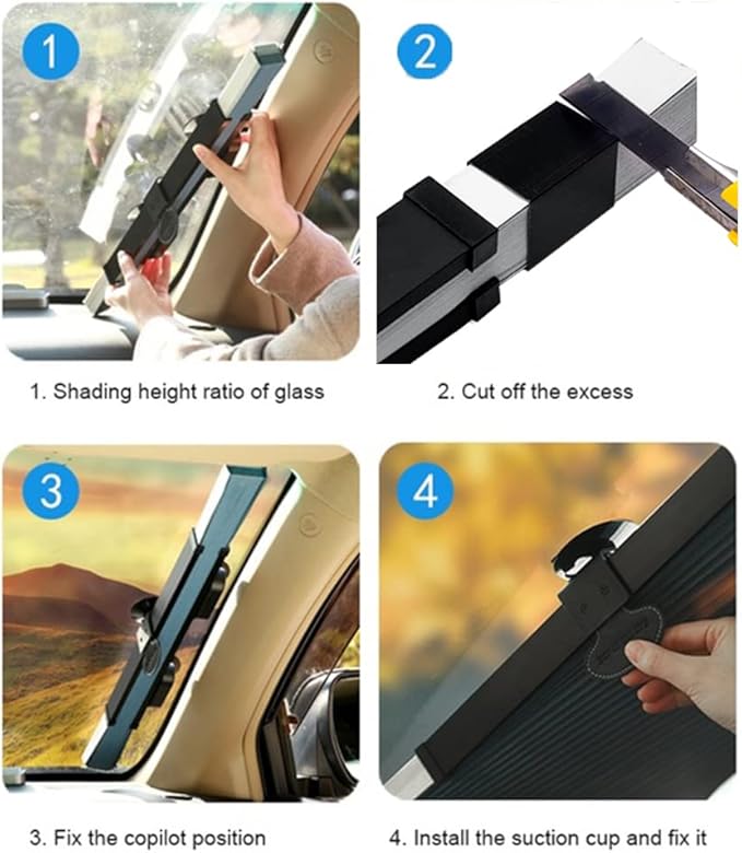 Retractable Sun Car Shade Zambeel