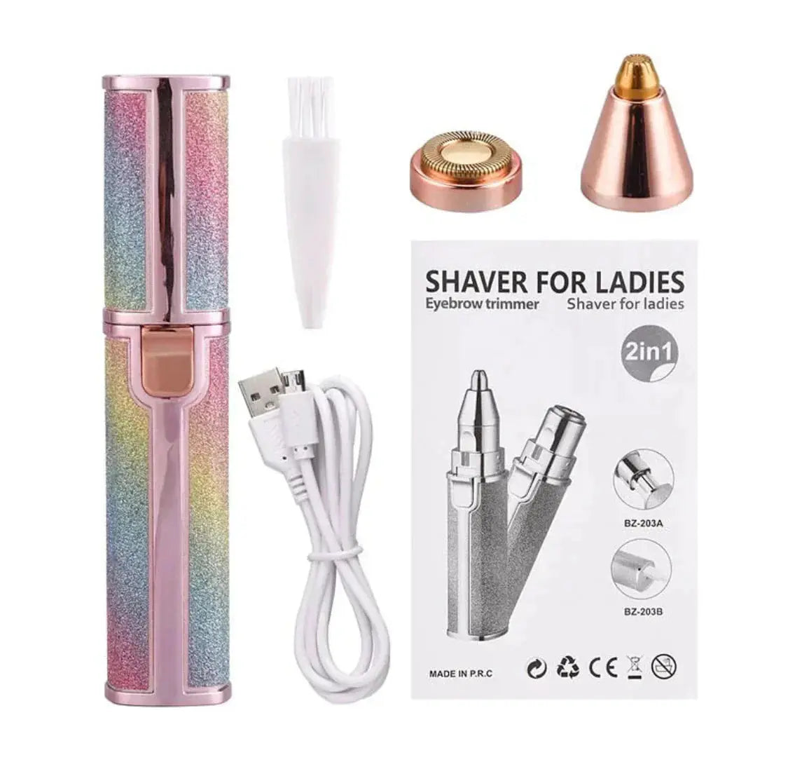 2 In 1 Eyebrow Trimmer & Hair Shaver Barza Mart
