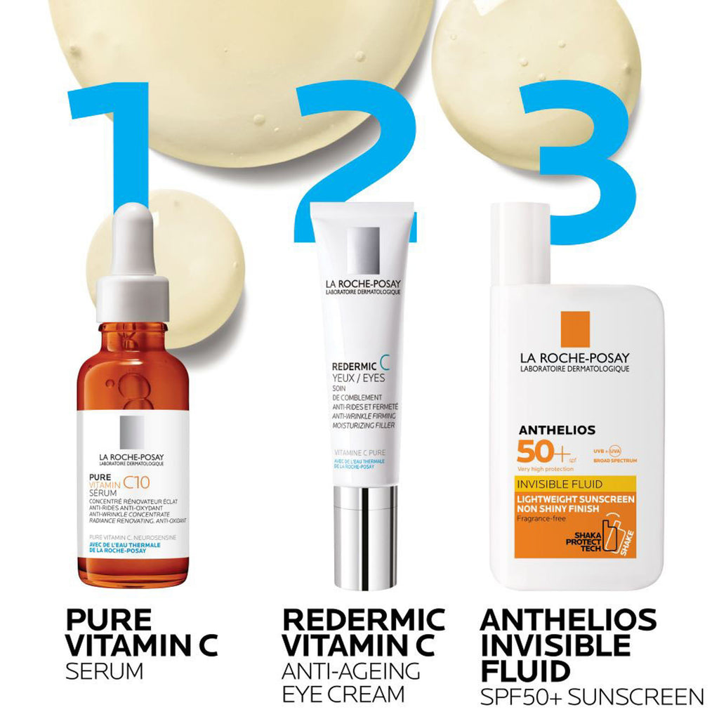 LA ROCHE-POSAYPure Vitamin C10 Serum | سيرم بيتامين سي 10 معقد الجلد 30 مل Zerista