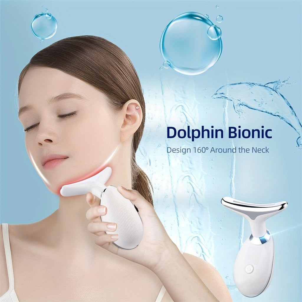 Rechargeable LED Facial And Neck Massage Instrument Zerista