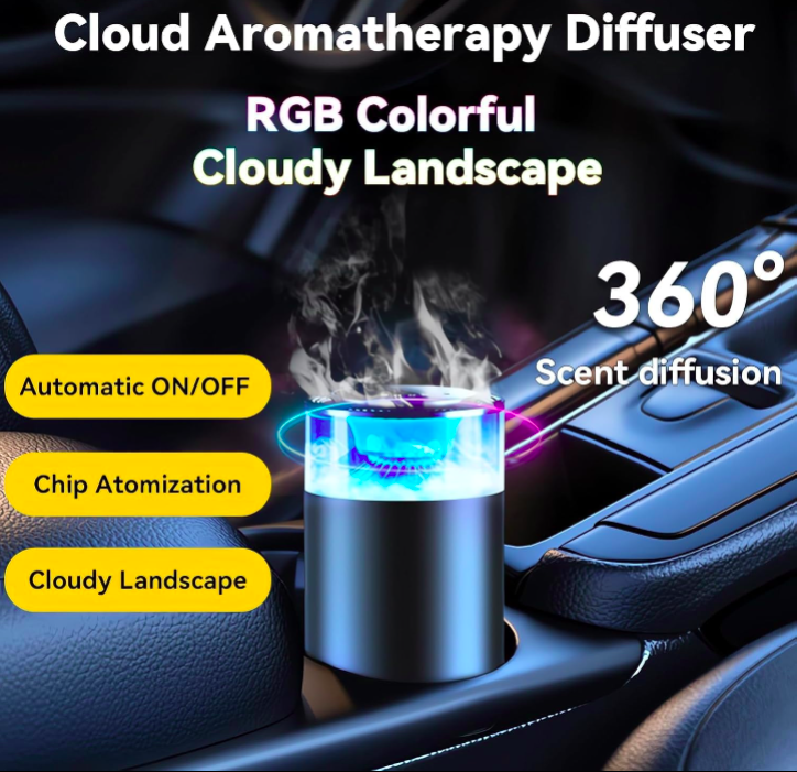LED Cloud Mist Aromatherapy Diffuser Dailynexaa