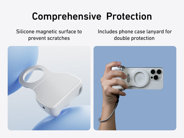 Fun Shot Magnetic Phone Camera DSLR Style Shutter Grip for Smart Phones & Android