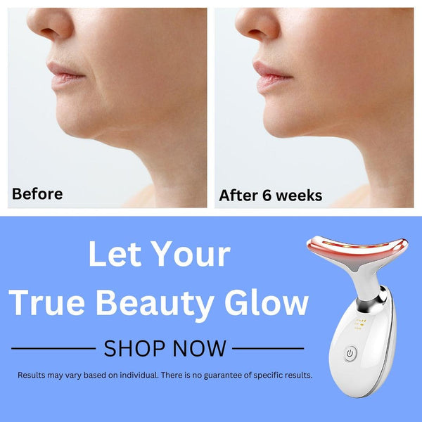 Rechargeable LED Facial And Neck Massage Instrument Zerista