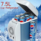 7.5 L Portable Warming and Cooling Car Refrigerator ahmedmart