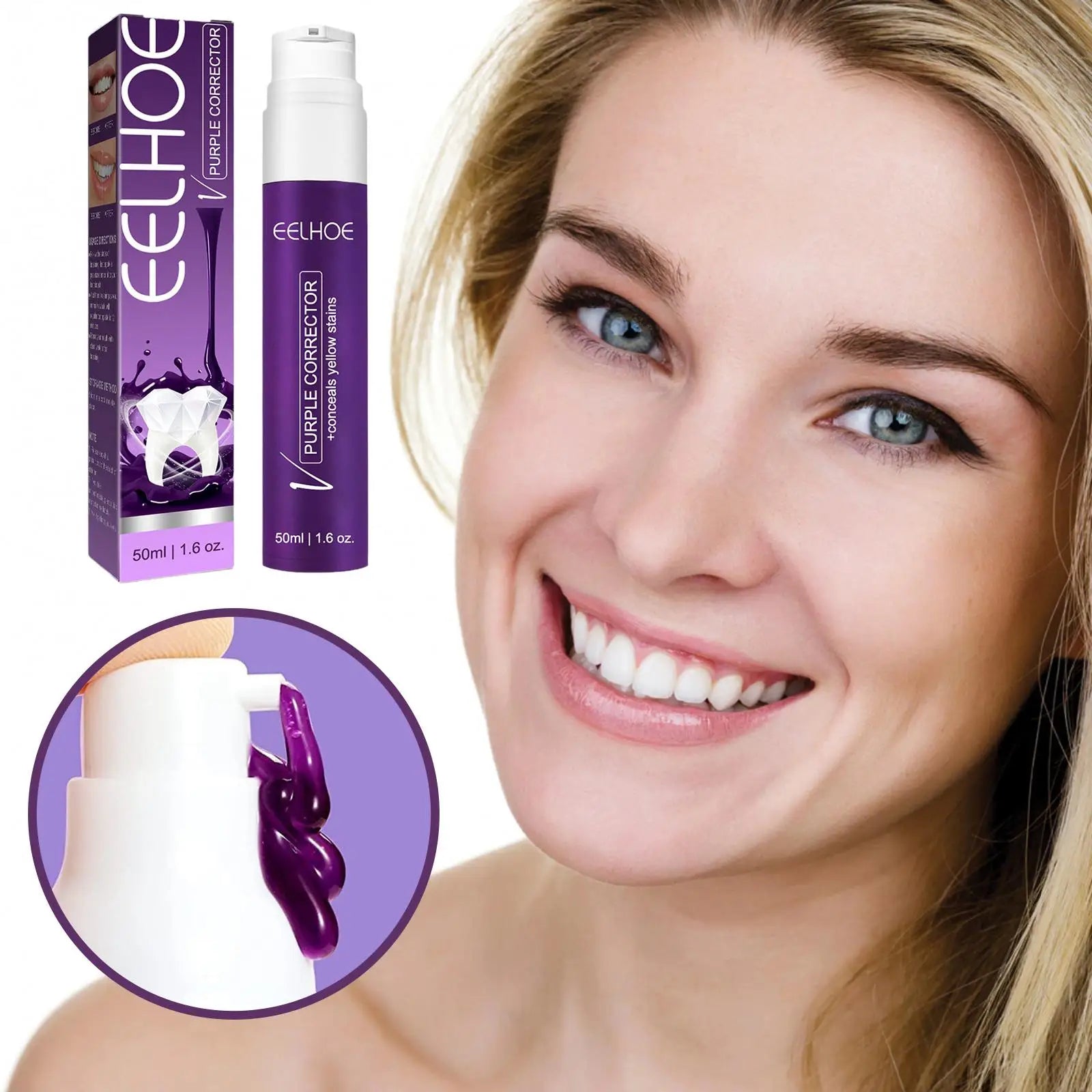 EELHOE PURPLE WHITENING TOOTHPASTE Zerista