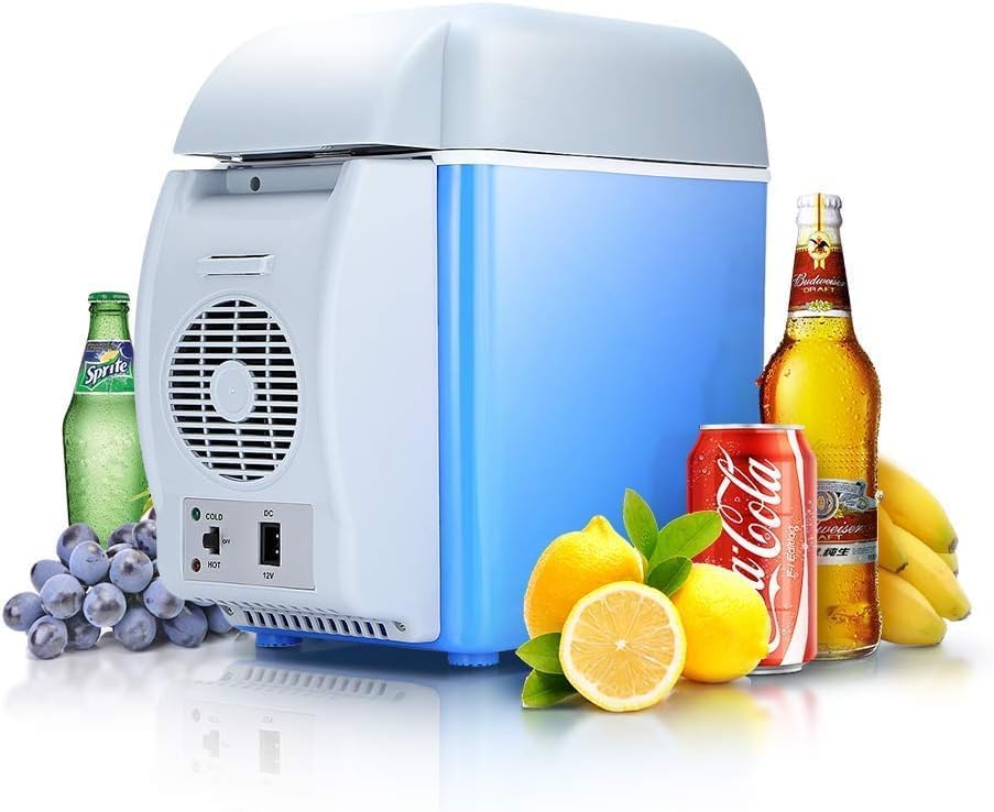 7.5 L Portable Warming and Cooling Car Refrigerator ahmedmart