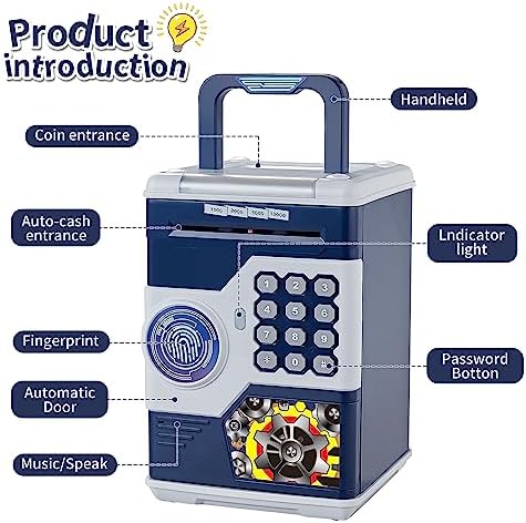 Piggy Bank ATM For Kids ( UAE Delivery Time: 1-3 Days ) ahmedmart