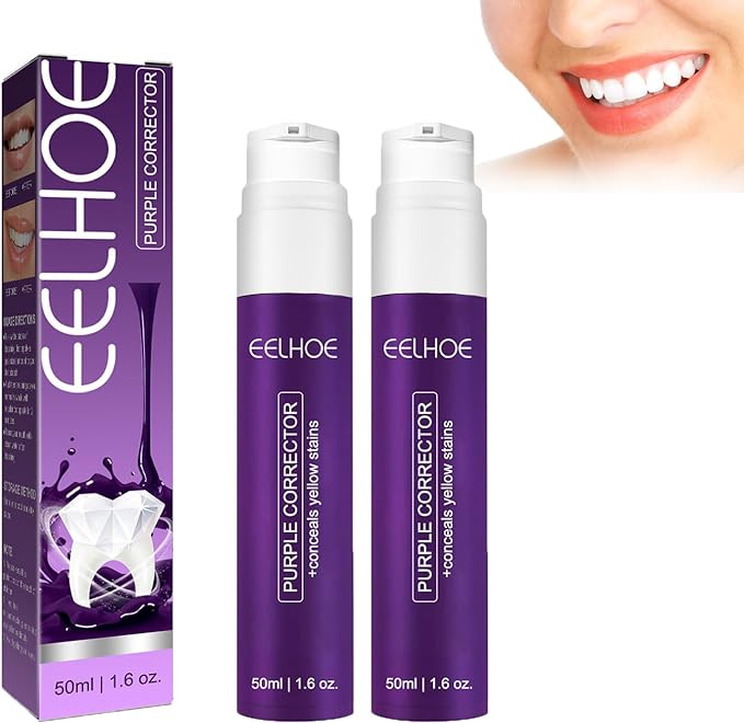 Purple Whitening Toothpaste | معجون الأسنان الأرجواني لتبييض الأسنان Zerista
