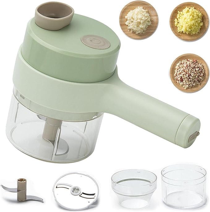 Rechargeable 4 in 1 Electric Vegetable Cutter Zerista