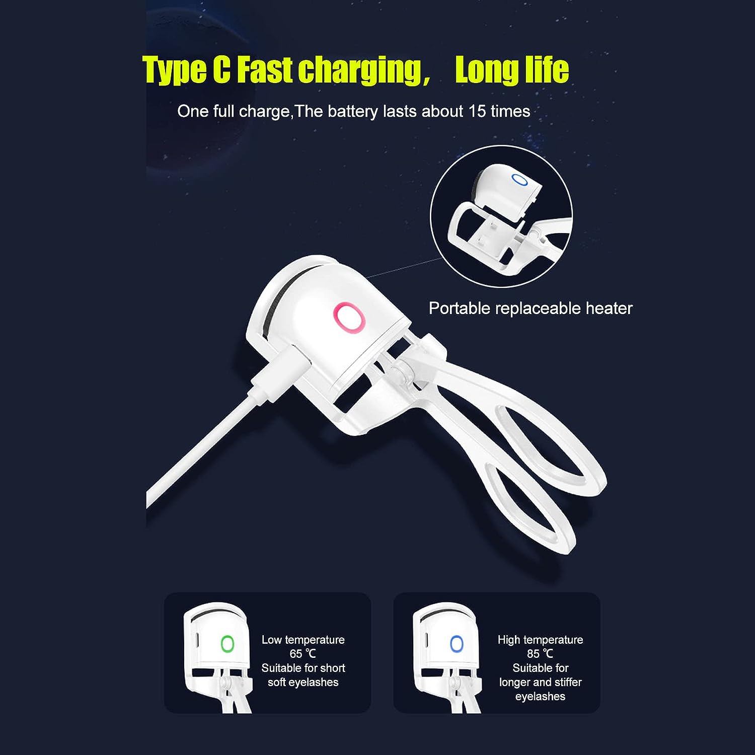 Electric Eyelash Curler Heated Zerista