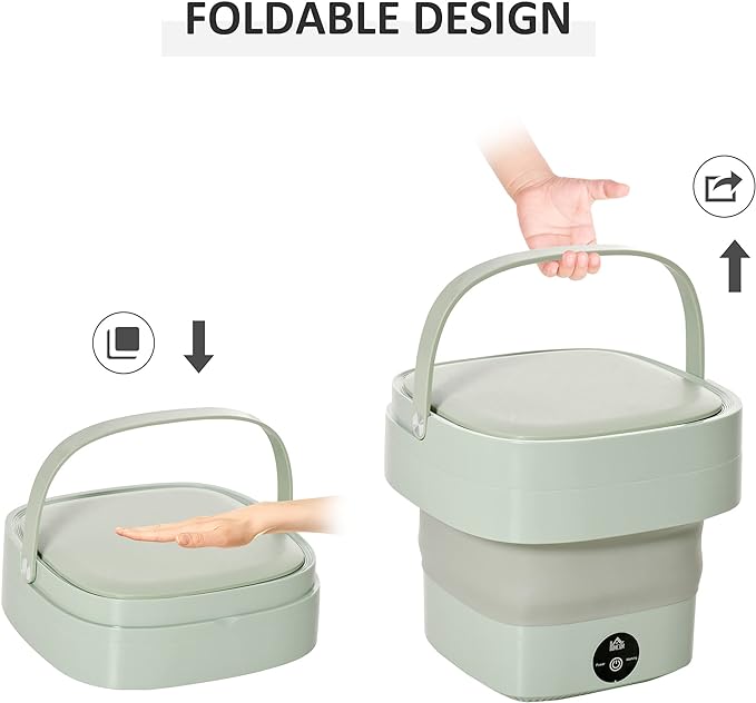 Foldable Mini Laundry Machine ( UAE Delivery Time: 1-3 Days ) ahmedmart