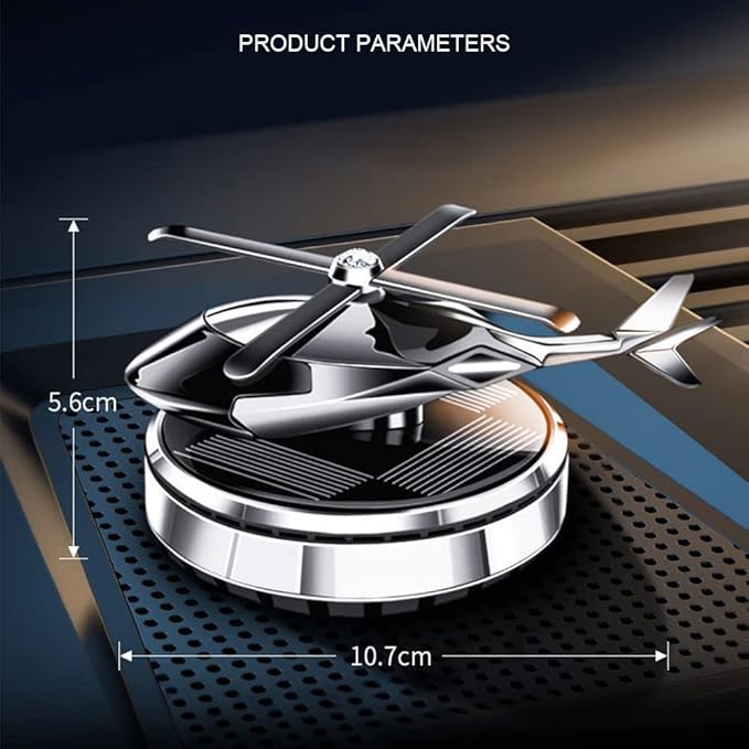 Solar-Powered Helicopter Car Air Freshener | معطر هواء السيارة Zerista