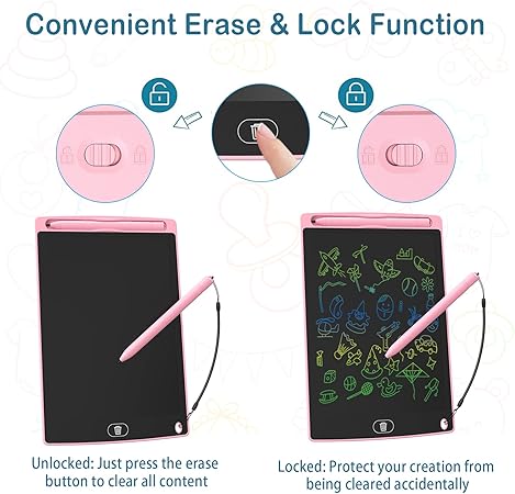 LCD Writing Tablet for Kids ( UAE Delivery Time: 1-3 Days ) ahmedmart