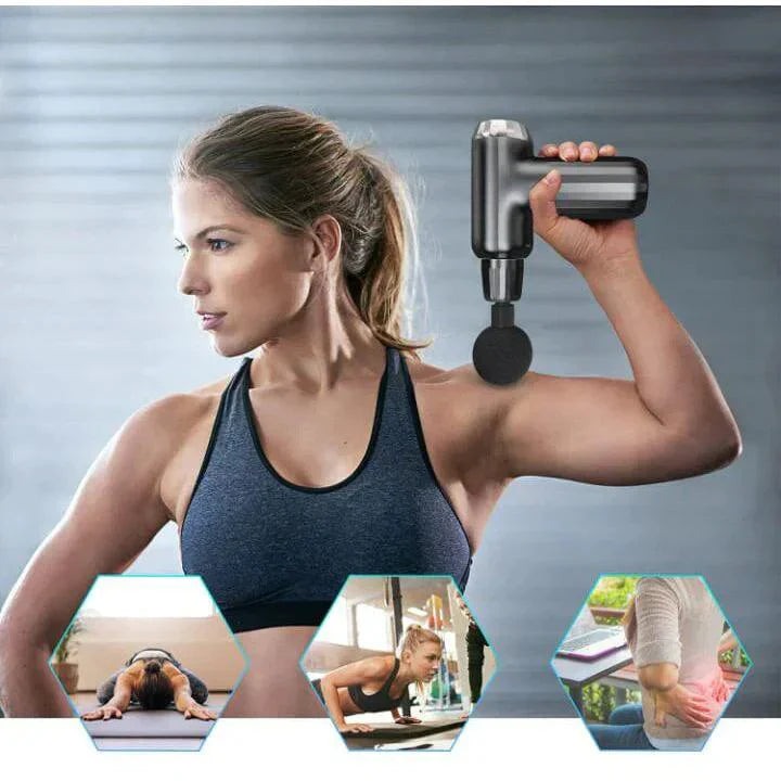 Muscle Massage Gun with 4 Heads FH-820 Zerista