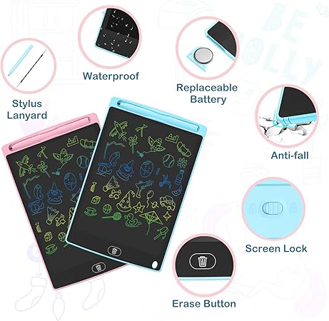 LCD Writing Tablet for Kids ( UAE Delivery Time: 1-3 Days ) ahmedmart