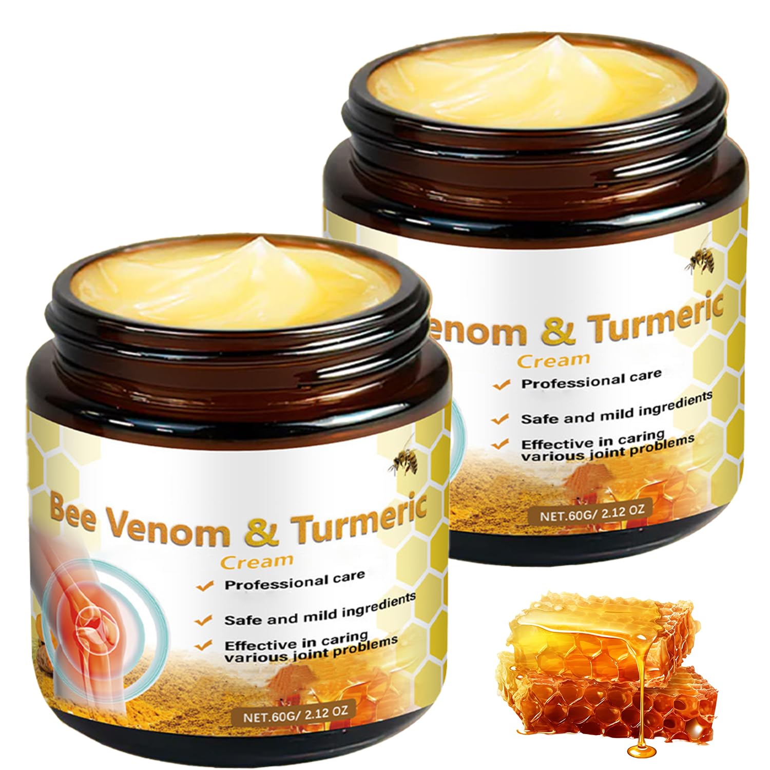 Bee Venom & Turmeric Arthritis Therapy Cream – 60g Tradesouqe