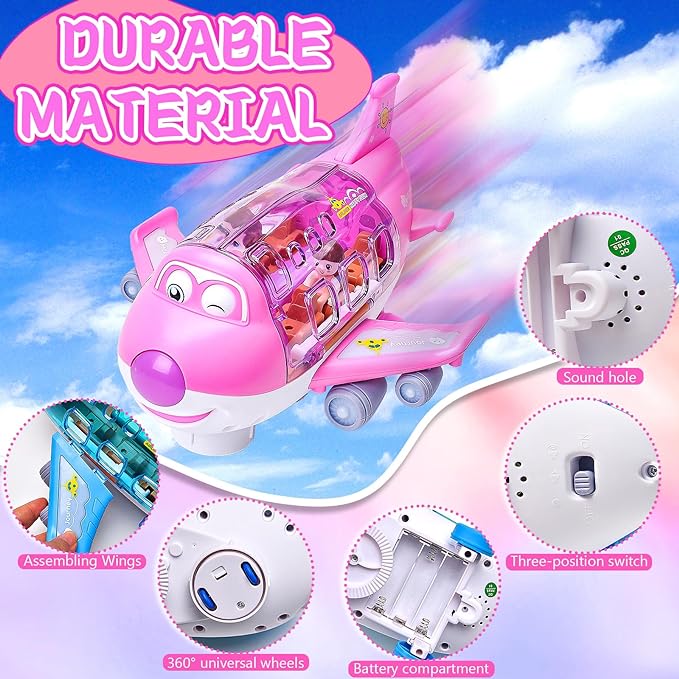 Rotating Electric Airplane ( UAE Delivrey Time: 1-3 Days ) ahmedmart