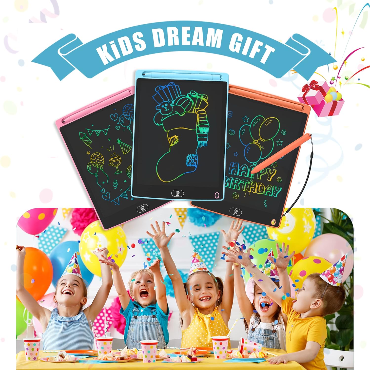 LCD Writing Tablet for Kids ( UAE Delivery Time: 1-3 Days ) ahmedmart
