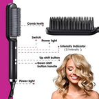 Electric Hair Straightener Comb for Black Hair Zerista