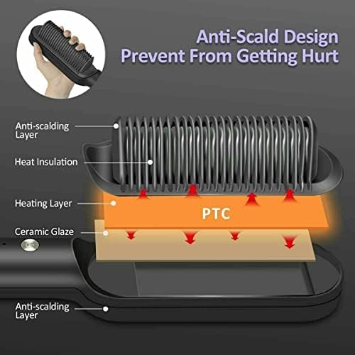Electric Hair Straightener Comb for Black Hair Zerista