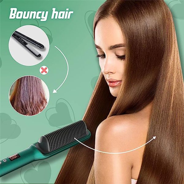 Electric Hair Straightener Comb for Black Hair Zerista