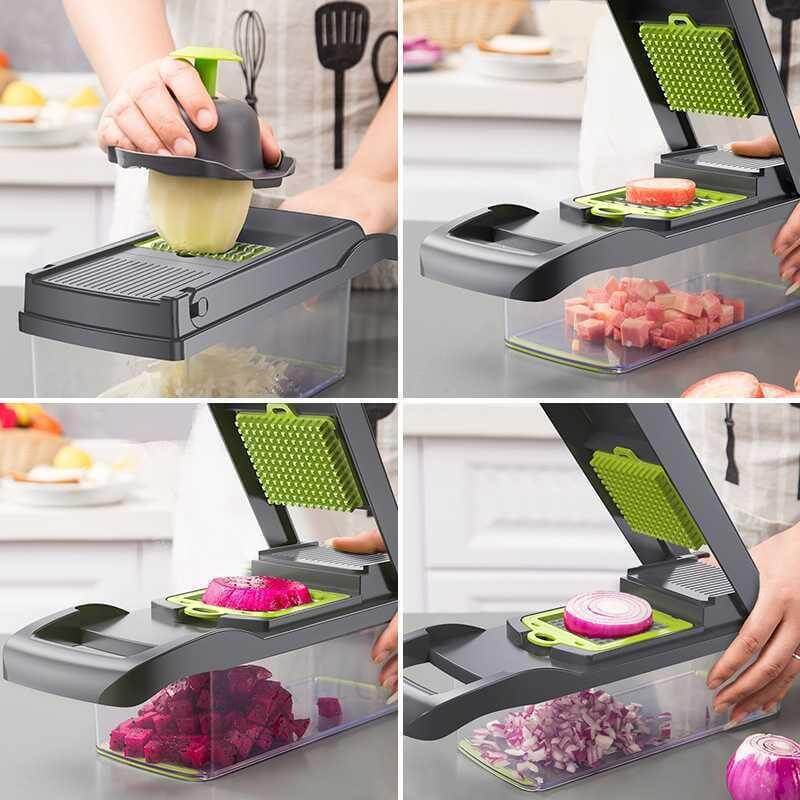 Vegetable Cutter Chopper and Slicer ( UAE Delivery Time: 1-3 Days ) ahmedmart