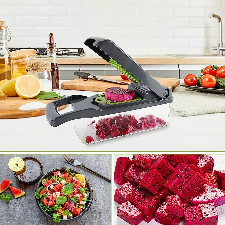 Vegetable Cutter Chopper and Slicer ( UAE Delivery Time: 1-3 Days ) ahmedmart