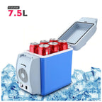 7.5 L Portable Warming and Cooling Car Refrigerator ahmedmart