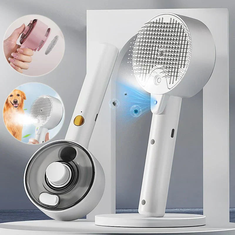 Self-Cleaning Animal Hair Remover Brush for Dogs & Cats  ( UAE Delivery Time: 1-3 Days ) ahmedmart