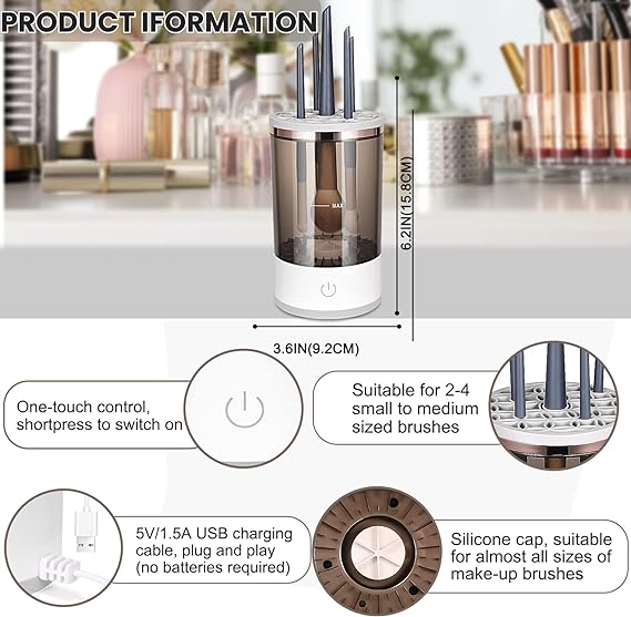 Automatic Electric Makeup Brush Cleaner Zerista