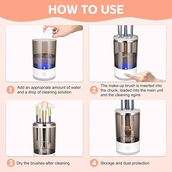 Automatic Electric Makeup Brush Cleaner Zerista
