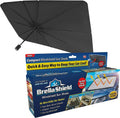 Universal Fit Car Windshield Sun Shade Gilded Palm
