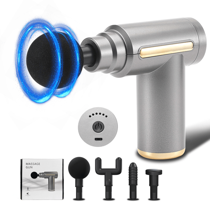 Cordless Rechargeable Massage Gun – Deep Tissue Muscle Massager Tradesouqe