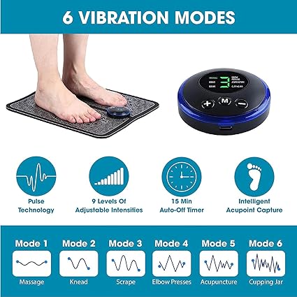 EMS Foot Massager Mat  ( UAE Delivery Time: 1-3 Days ) ahmedmart