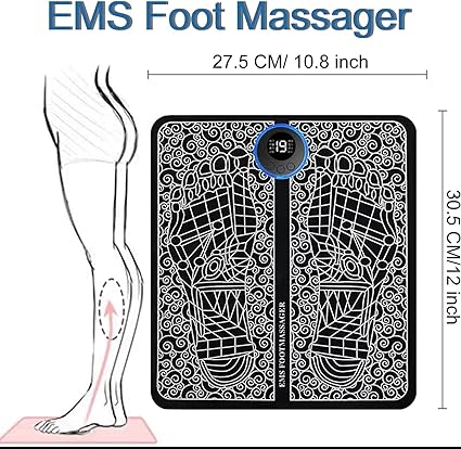 EMS Foot Massager Mat  ( UAE Delivery Time: 1-3 Days ) ahmedmart