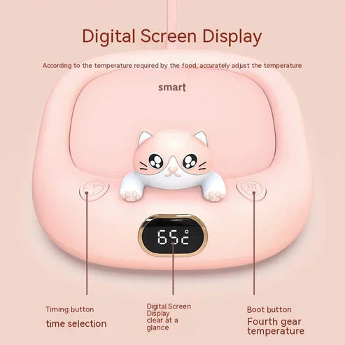 Home Office Cute Pet Constant Temperature Cup Warming Holder Winter Gadgets ahmedmart