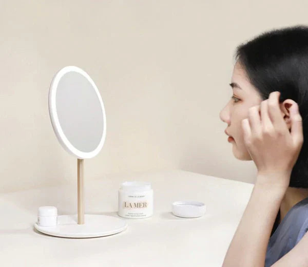 LED Folding Mirror Make-up Mirror ( UAE Delivery Time: 1-3 Days ) ahmedmart