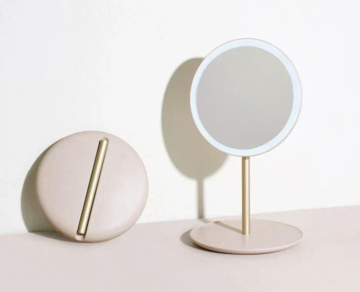 LED Folding Mirror Make-up Mirror ( UAE Delivery Time: 1-3 Days ) ahmedmart