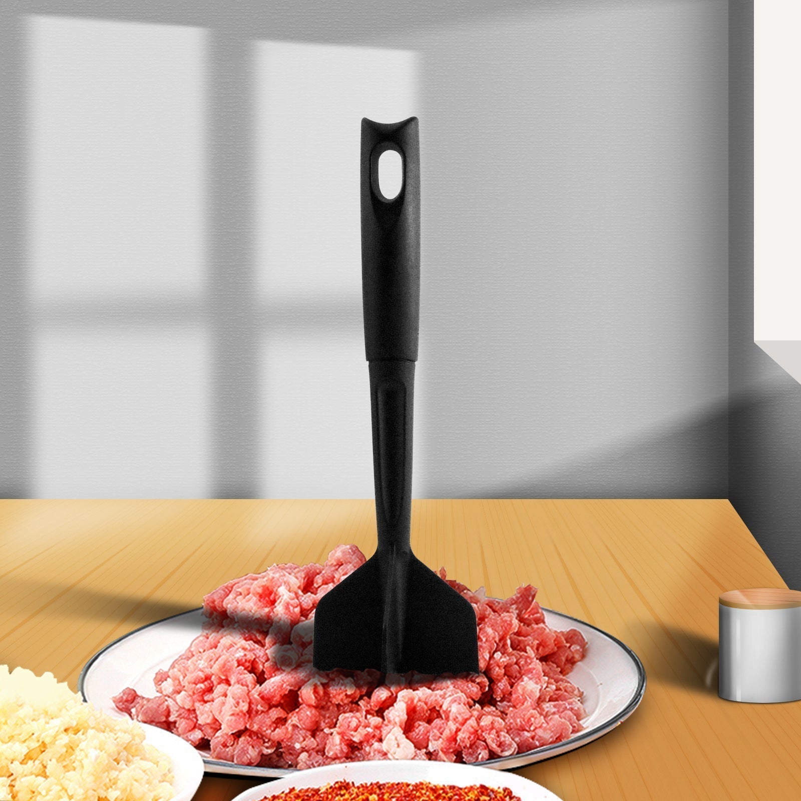 Meat Chopper Hamburger Chopper Premium Heat Resistant Masher And Smasher For Hamburger Meat Ground Beef Ground Turkey Zambeel - China