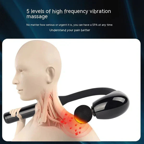 Multi-Function Wireless Mini Massage Gun for Neck & Shoulder Pain Relief ( UAE Delivery Time: 1-3 Days ) ahmedmart