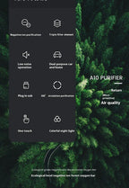 New Car Air Purifier Home Office Horse Running Light Except Flue Dust Purifier ( UAE Delivery Time: 1-3 Days ) ahmedmart