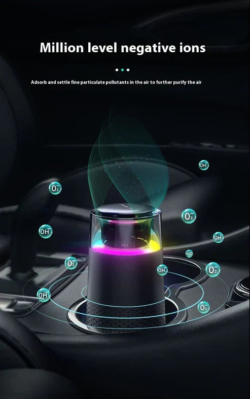 New Car Air Purifier Home Office Horse Running Light Except Flue Dust Purifier ( UAE Delivery Time: 1-3 Days ) ahmedmart