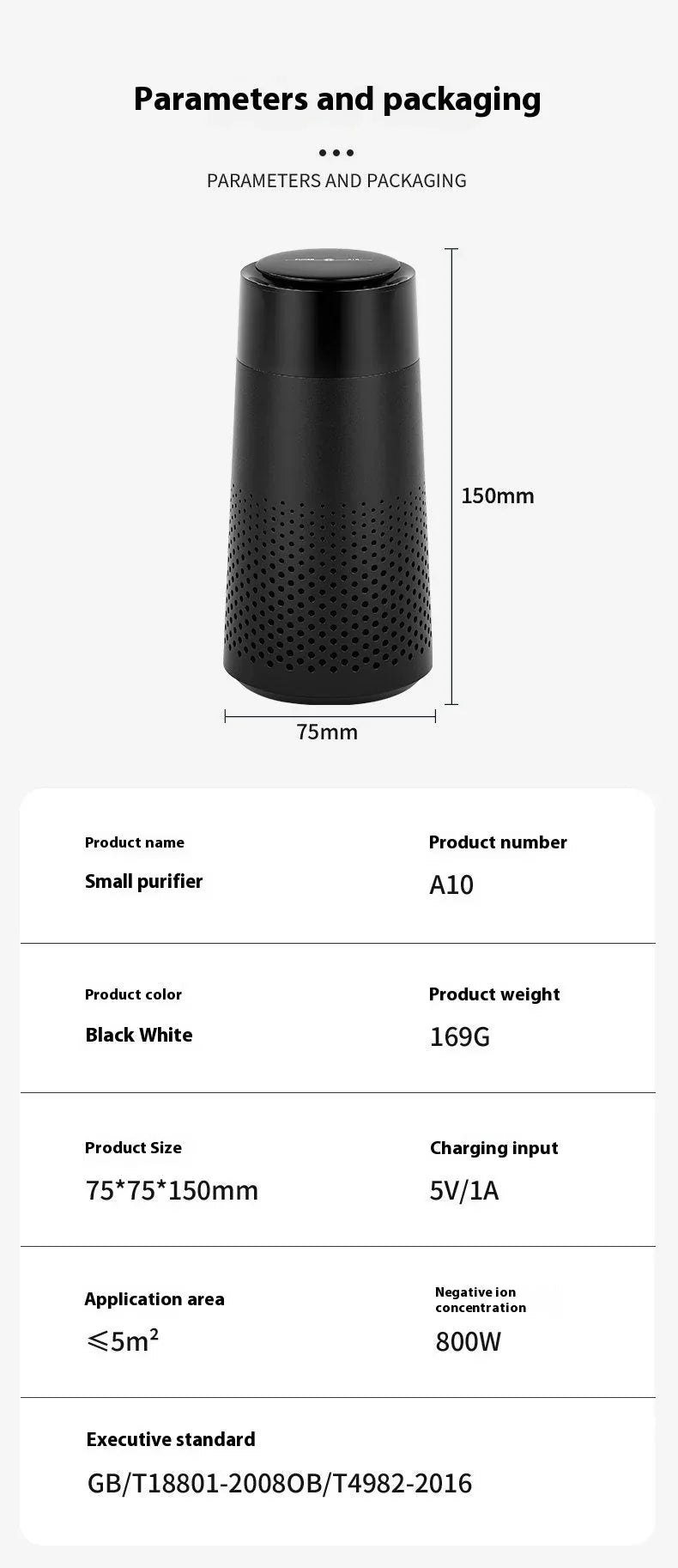 New Car Air Purifier Home Office Horse Running Light Except Flue Dust Purifier ( UAE Delivery Time: 1-3 Days ) ahmedmart