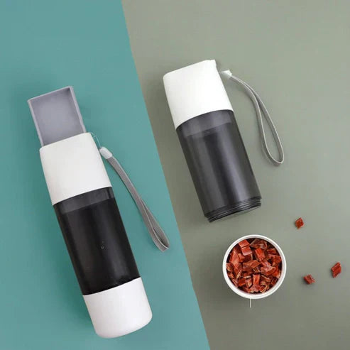 Portable 350ml Dog Water Bottle & Feeder ( UAE Delivery Time: 1-3 Days ) ahmedmart