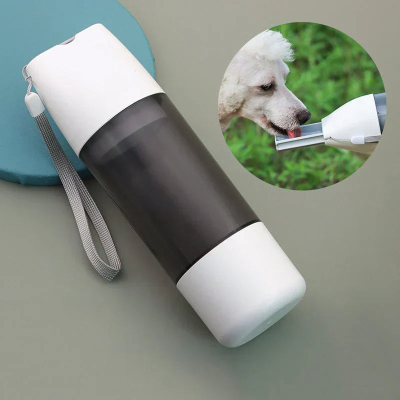 Portable 350ml Dog Water Bottle & Feeder ( UAE Delivery Time: 1-3 Days ) ahmedmart