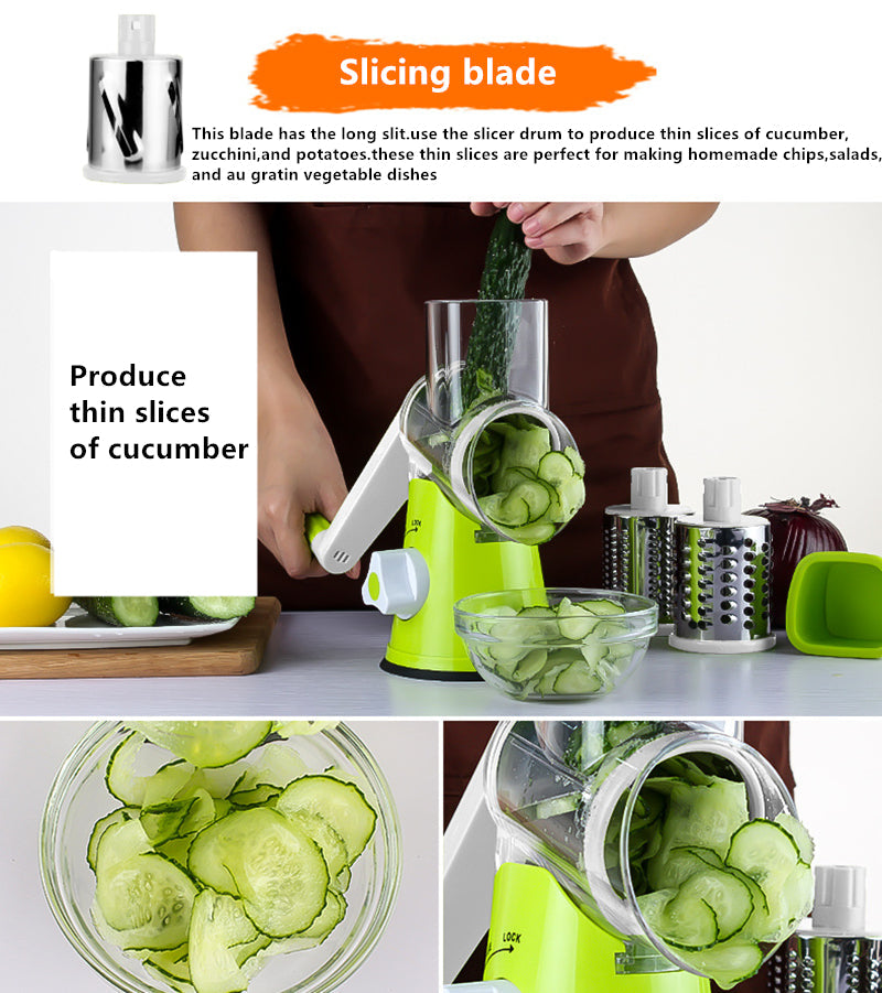 Multifunctional 3 in 1 Vegetable Cutter KSA Drop