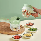 Rechargeable 4 in 1 Electric Vegetable Cutter Zerista