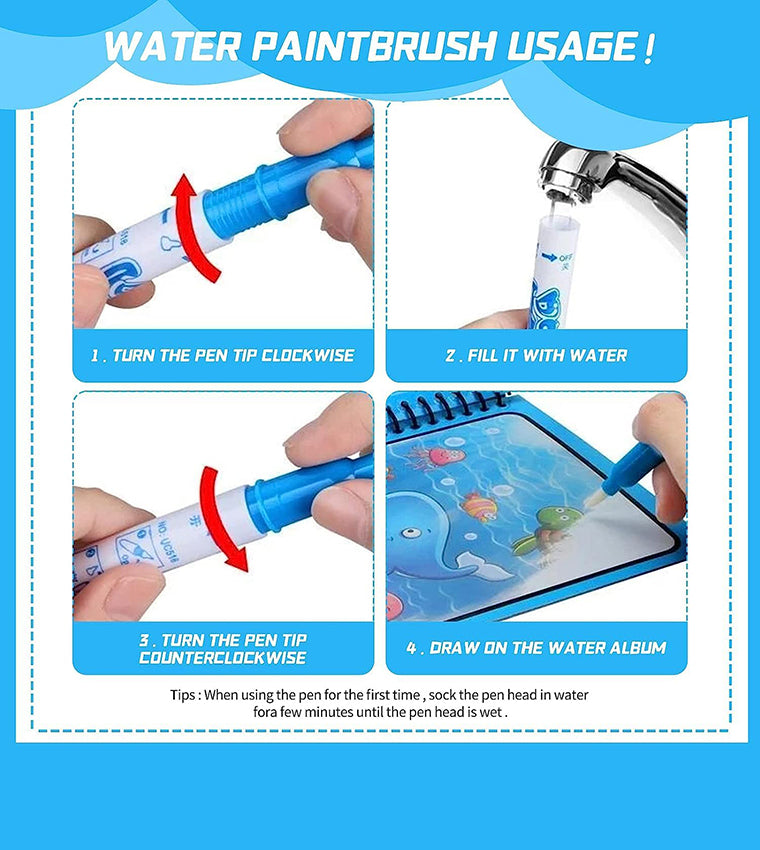 Magic Water Book  ( UAE Delivery Time: 1-3 Days ) ahmedmart