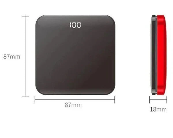 Ultra-Thin MagSafe Power Bank with LED Display ( UAE Delivery Time: 1-3 Days ) ahmedmart
